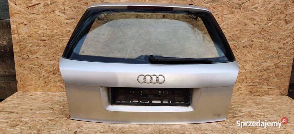 TYLNA KLAPA TYŁ AUDI A4 B6 MAŁYSZ KOMBI SREBRNA Rudziniec