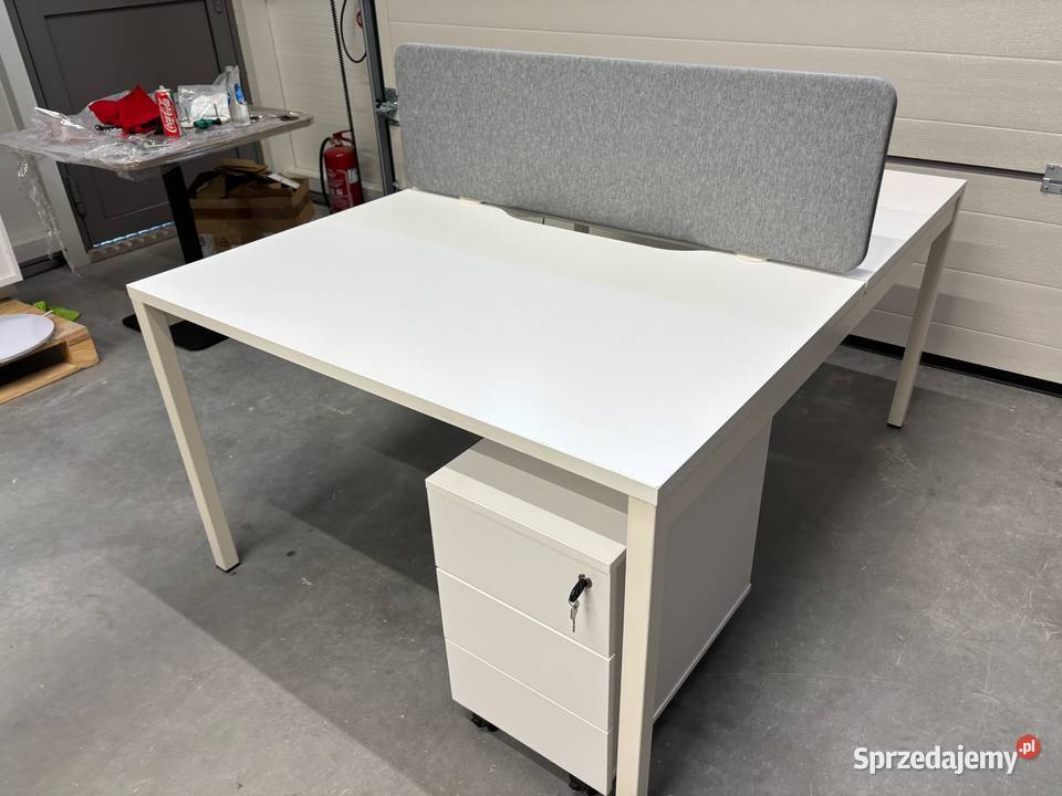 Biurko mdd Ogi U Bench białe Kraków sprzedam