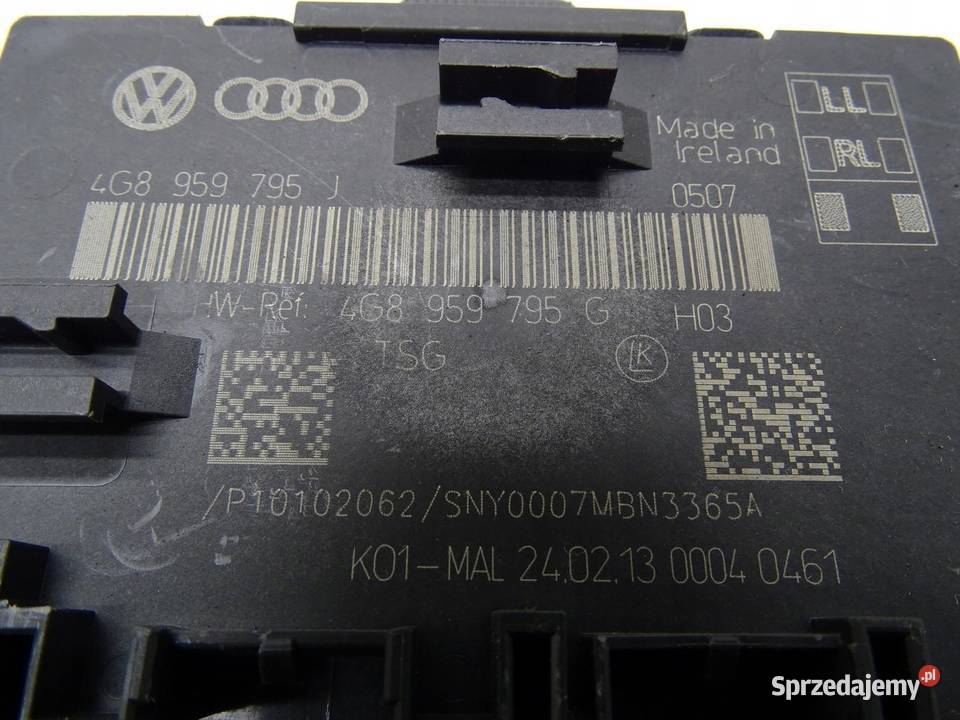 MODUŁ STEROWNIK DRZWI TYŁ TYLNY 4G8959795G AUDI małopolskie sprzedam