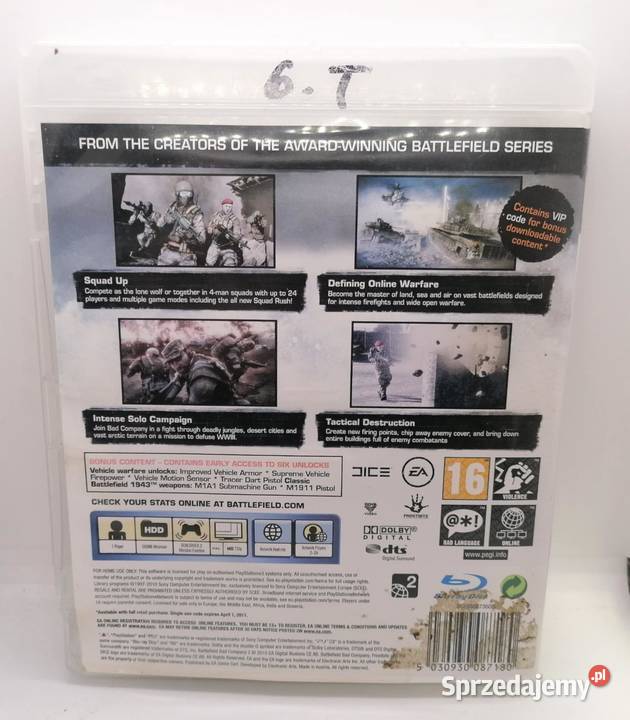 Gra Battlefield Bad Company 2 3 Gry na konsole Elbląg