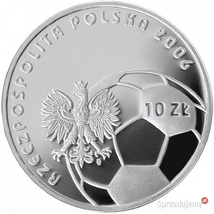 moneta Polska 10 złotych 2006 Mundial Niemcy Warszawa