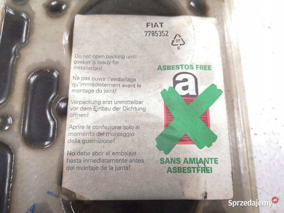 USZCZELKA GŁOWICY FIAT UNO 14 TD ORYGINAŁ ASO