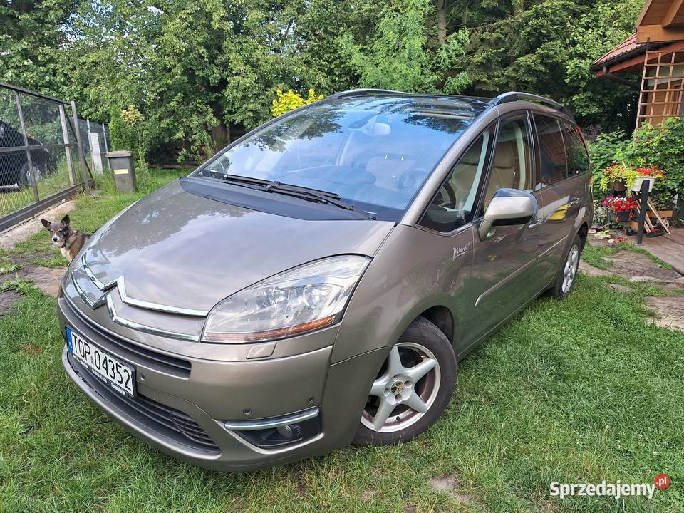 Citroen C4 grand picasso Exclusive 16HDI niski 107KM Alfredówka