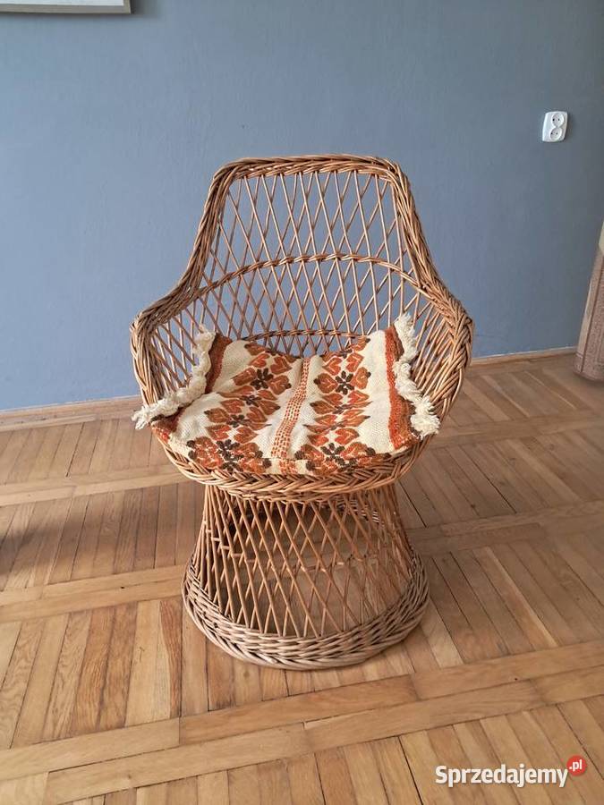 fotel wiklinowy stan db Sandomierz