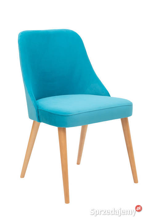 Krzesło tapicerowane LOFT błękitne Biłgoraj