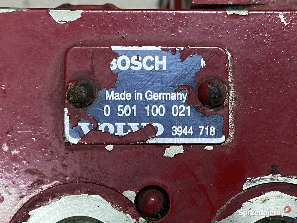 Zawór Podnoszenia Volvo 3944718 Bosch 0501100021 ciężarowe Maszewo