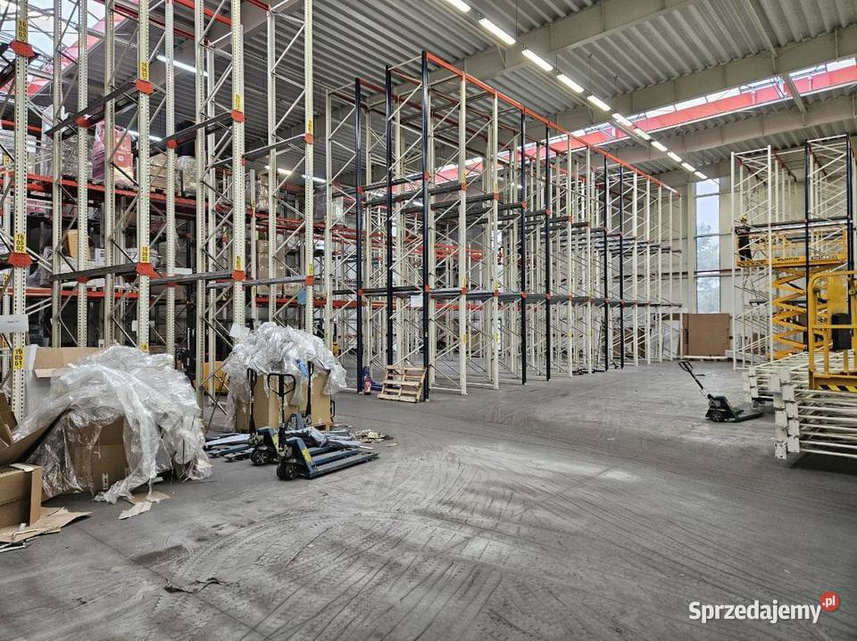 Regały magazynowe paletowe wjezdne drivein drive Bochnia