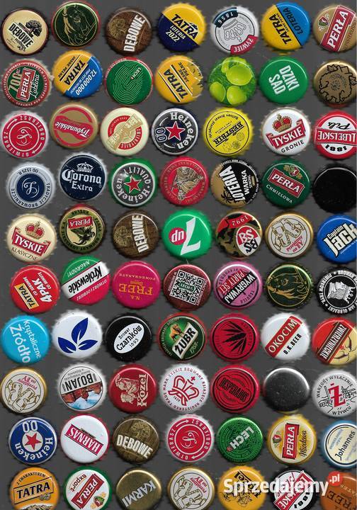 Kapsle polskie z piwa i napojów KPN 14 Birofilistyka Puławy sprzedam