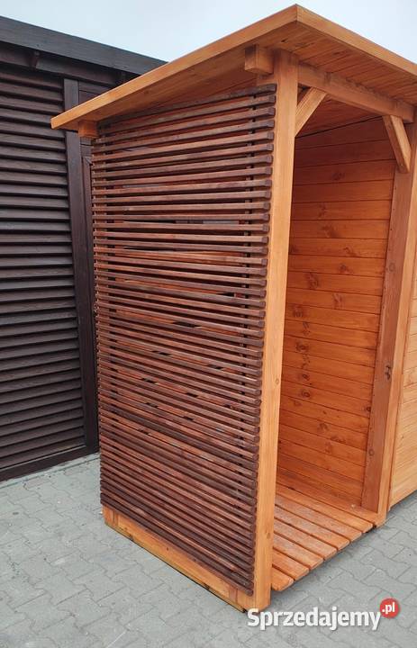 Domek narzędziowy 2 x 11m drewutnia 1 x 11m Kalety
