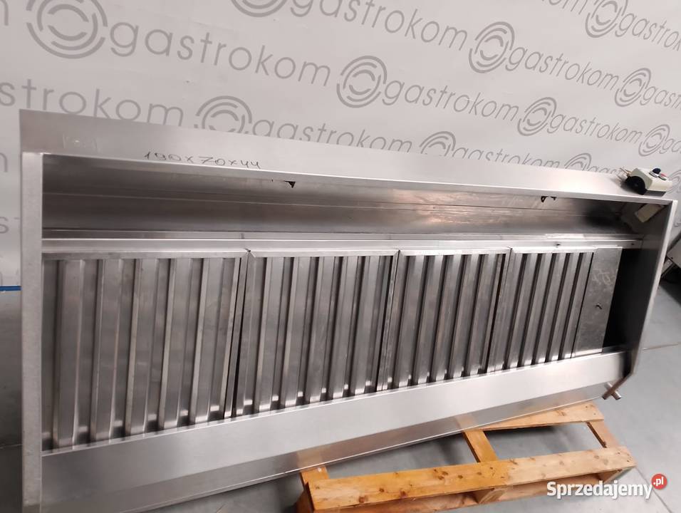 OKAP GASTRONOMICZNY 190x70 PRZYŚCIENNY SKOŚNY Wrocław