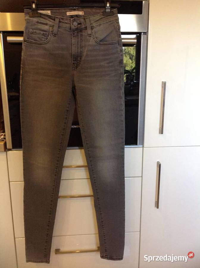 Spodnie Jeans Damskie Levis 721 26 Skinny szare Nowa Sól sprzedam