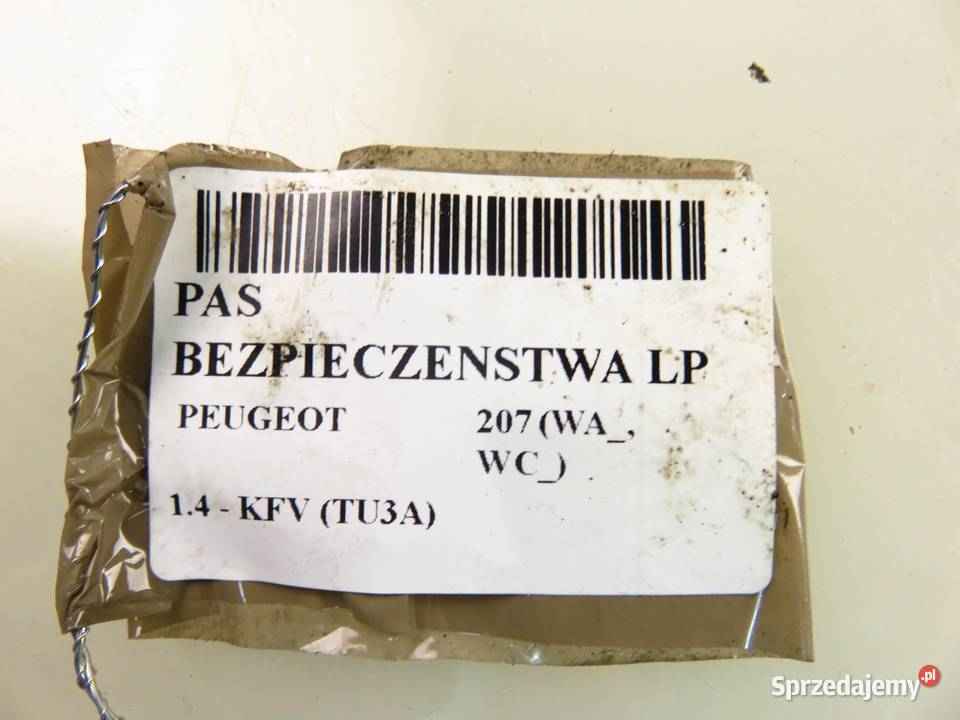 PAS LEWY PRZEDNI PEUGEOT 207 WA WC 96498059XX