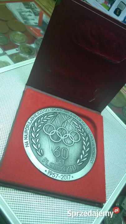 medal 60 lat plebiscytu Numizmatyka Warszawa