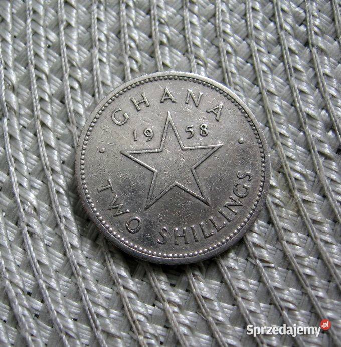 Ghana 2 Szylingi 1958r Kalisz