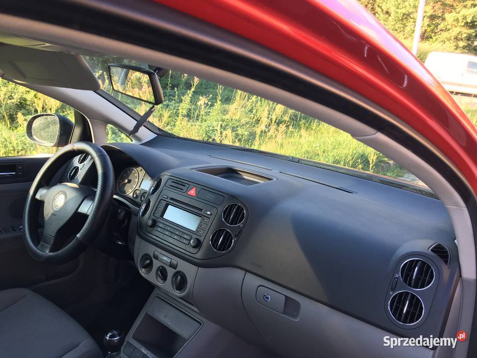 VW GOLF V PLUS przebieg 145 czerwony Częstochowa