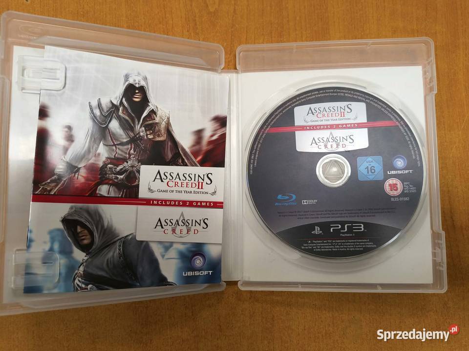 Pakiet Assassins Creed 1 i 2 Game of the Year 3 Elbląg