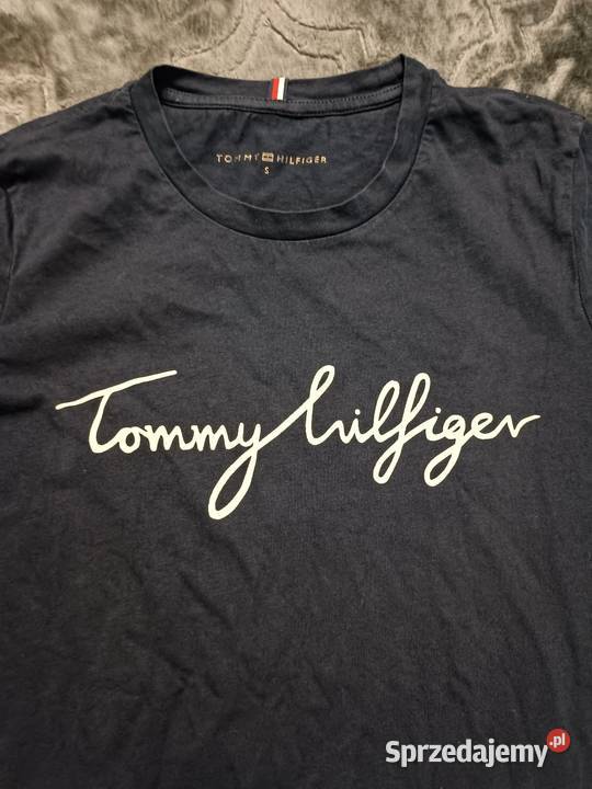 Tommy Hilfiger Tshirt damski S kolor grafitowy Katowice