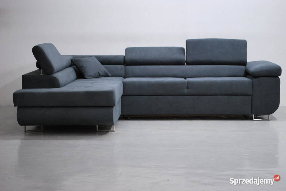 SAS DESIGN NOWOCZESNY NAROŻNIK funkcja spania 202cm Meble