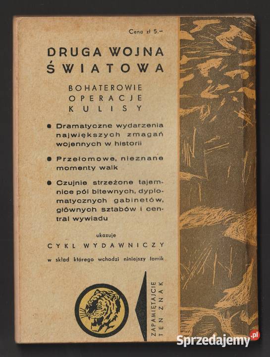 ŻÓŁTY TYGRYS W ICH OCZACH 1964 Łódź