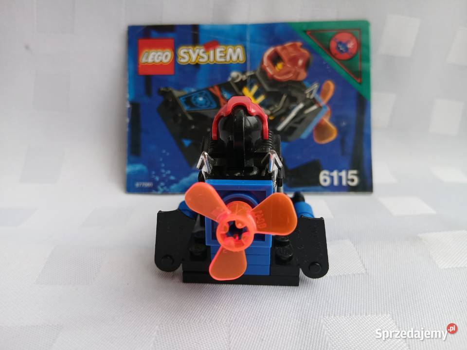 6115 LEGO Kompletny Instrukcja Skuter Akwarekin Klocki