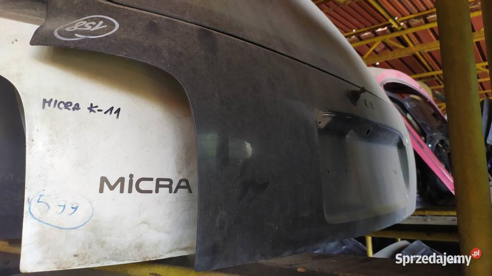 Nissan Micra K11 1995 1998 1999 2001 klapa tył z dolnośląskie Byków