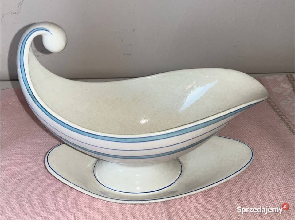 Sosjerka porcelanowa Sygnowana Rostrand Szwecja Gdańsk