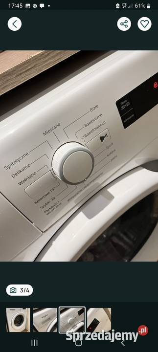 Pralka Whirlpool wolnostojące wielkopolskie Kórnik