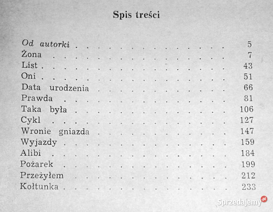 Opowiadania sentymentalne Zofia Bystrzycka lubelskie Chełm