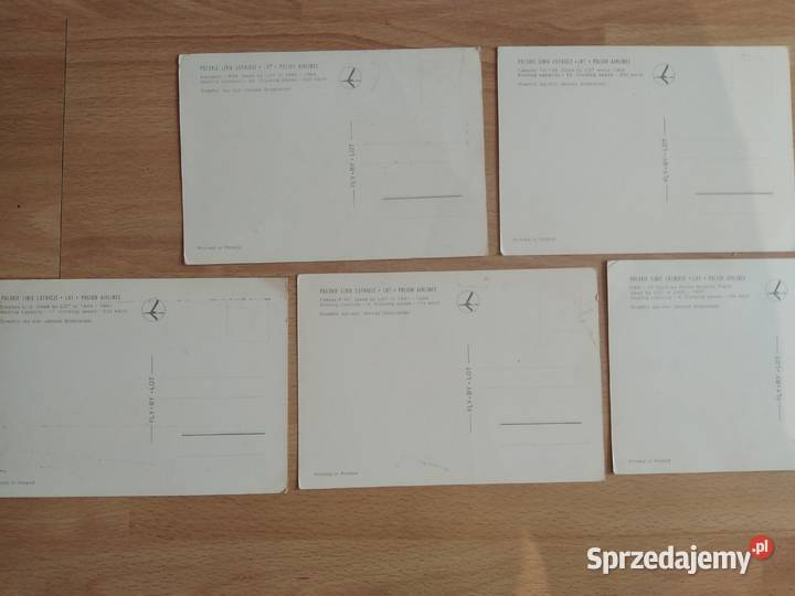 Janusz Grabiański Pocztówki PLL Lot PRL Wałbrzych sprzedam