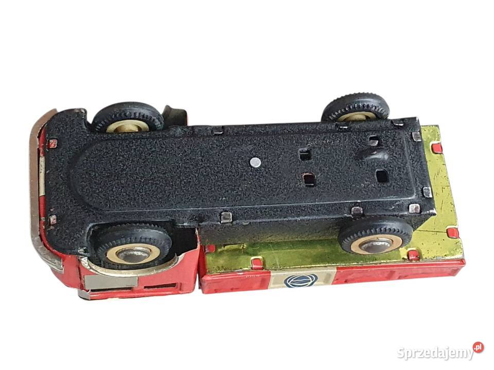 Stara zabawka blaszany model ciężarówki lata 60 śląskie Cieszyn