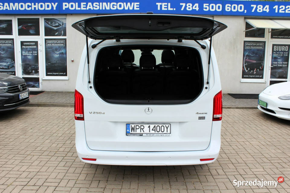 Mercedes V 250 Exclusive AMG Pak Night 4Matic podgrzewane fotele Sokołów