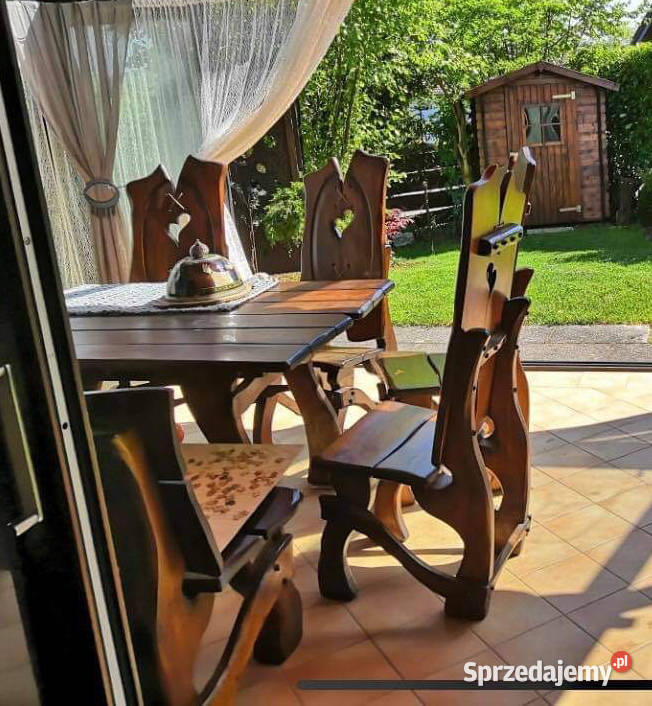 meble ogrodowe drewniane ARTstyle pub bar drewno małopolskie