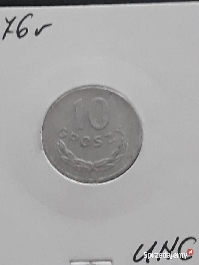 10 Groszy 1976 r Mennicze Konin