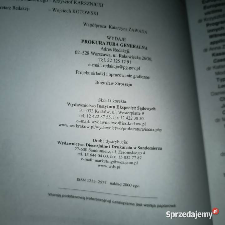 Prokuratura i prawo najtaniej książki wysyłka skrypt, zeszyt ćwiczeń, zbiór zadań, testów Podręczniki Gdańsk sprzedam