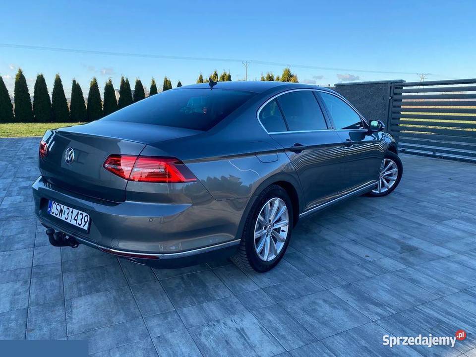 VW Passat 20 TDI BMT Highline DSG 190 2017r Grudziądz