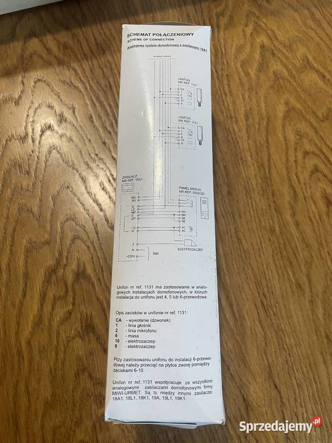 Unifon URMET 1131 warmińsko-mazurskie Elbląg