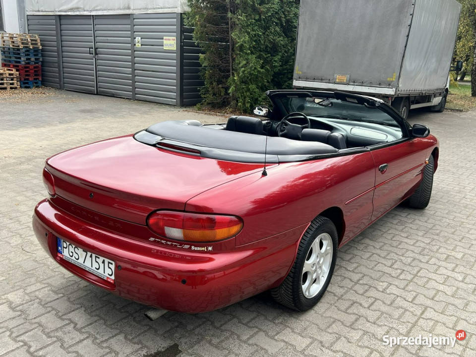 Chrysler Stratus Chrysler Stratus 20 LE Cabrio 164000km Stratus Gostyń sprzedam