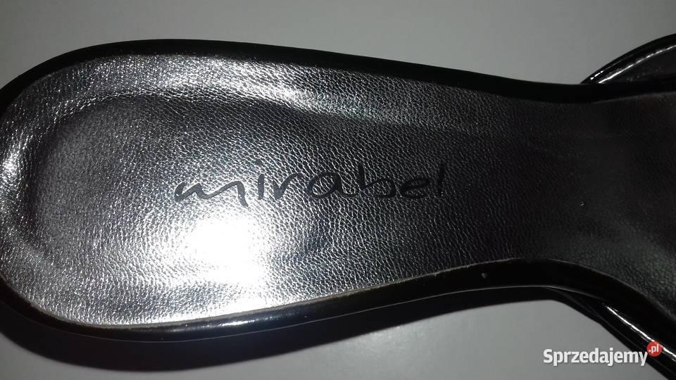 Buty damskie skórzane klapki czarne Mirabel Kraków