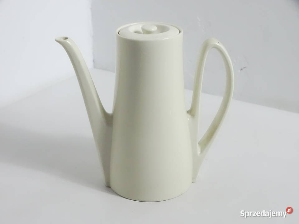Designerski dzbanek imbryk Vintage PRL Modernizm Biłgoraj