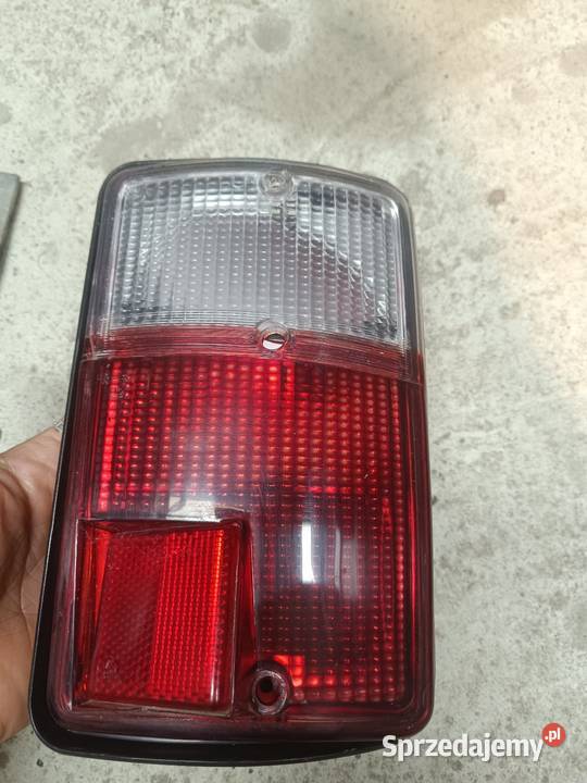 Fiat 126p Lampa klosz biała czerwona tuning ST Bielsko-Biała