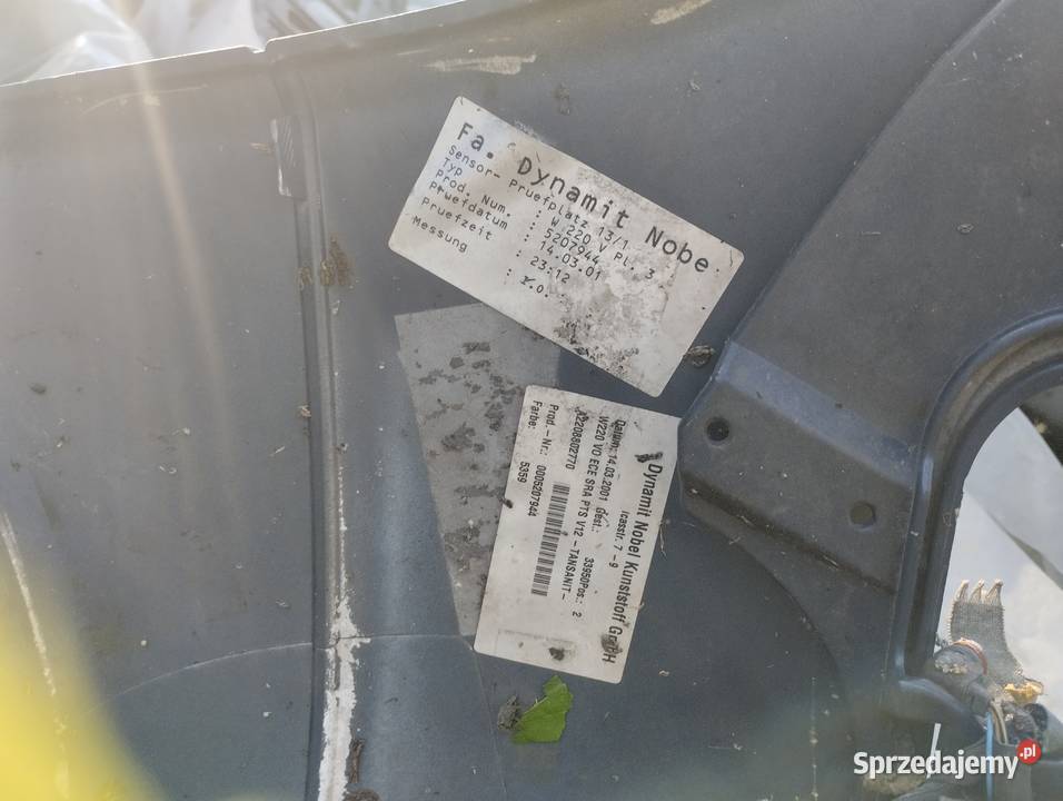 przedni zderzak mercedes w220 sklasa Gniew