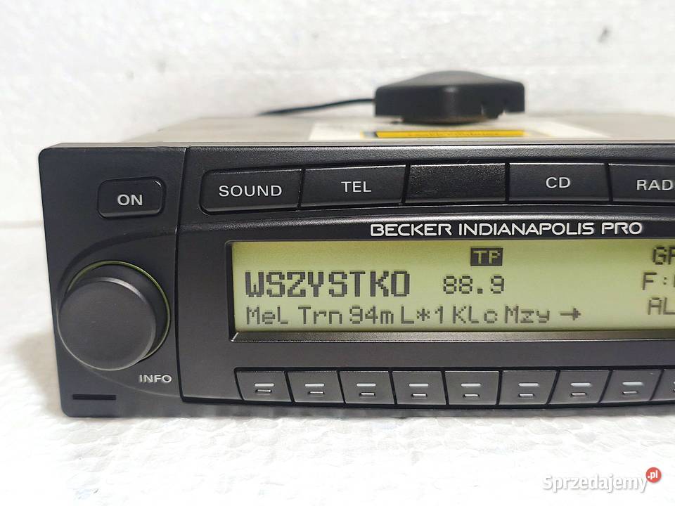 Radio Becker Indianapolis Pro KOD GPS AUX MP3 Tarnobrzeg