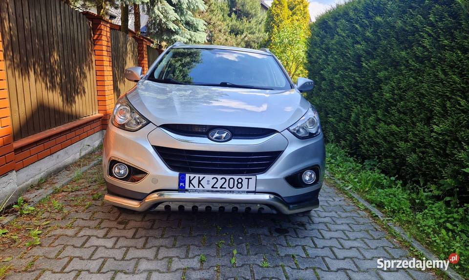 Hyundai ix35 AUTOMAT 4x4 20 benz 163 Półskóra 2x VAT marża małopolskie Kraków sprzedam