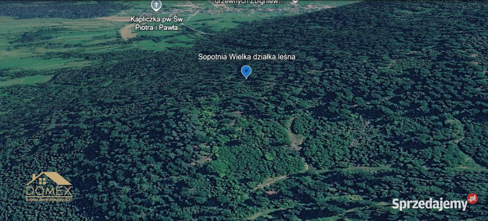 Ogłoszenie działka 807 metrów Sopotnia Wielka