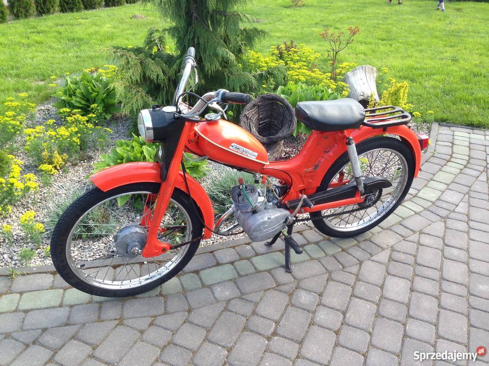 Motorower Komar zabytek PRL 1975 biegi w ręku nieuszkodzony Siedlce