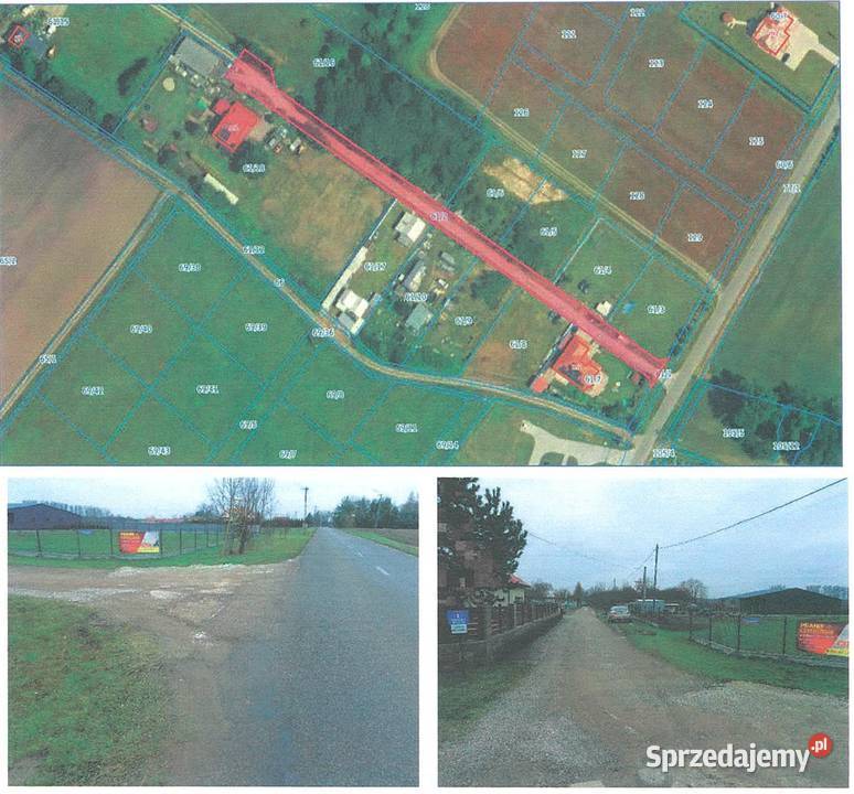 140 w drodze wewnętrznej Wola Wągrodzka 3 20000 2zł/m2 Sprzedaż Miączyn Duży