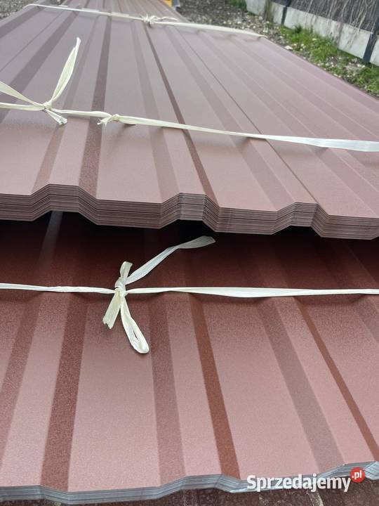 Blacha trapezowa T18 8017 mat 2 gat odcinki 2