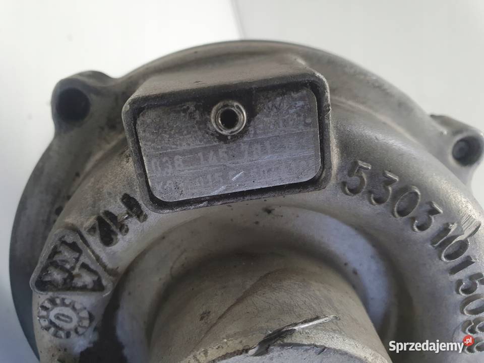 TURBOSPRĘŻARKA VW Bora 19 TDI turbo 038145701D Turbosprężarki Silniki i osprzęt Chełm