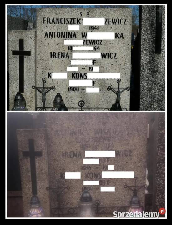 Wykuwanie i odnawianie liter na nagrobkach mazowieckie Warszawa