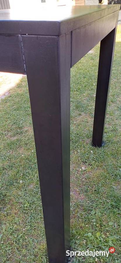 Stół barowy drewniany czarny bufet bar Biznes i Przemysł Łomianki